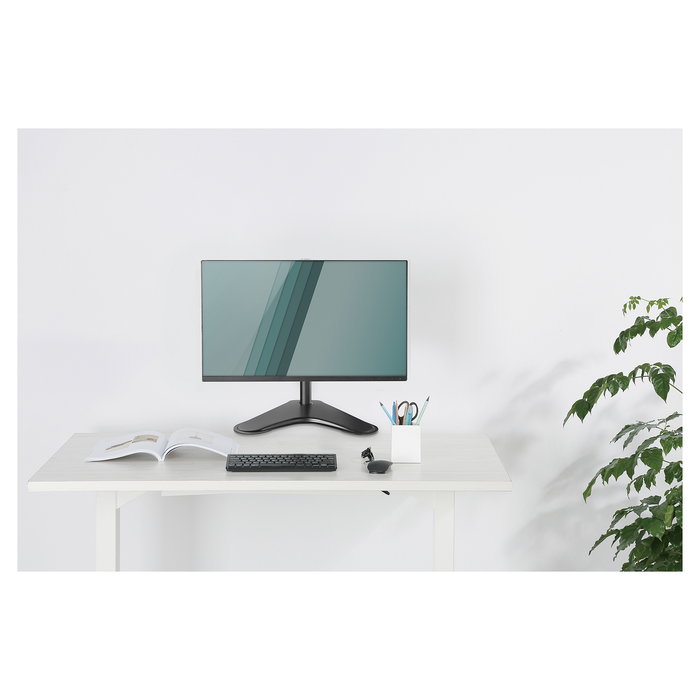Digitus Soporte de Monitor Individual, 23", Capacidad 8 kg, Negro