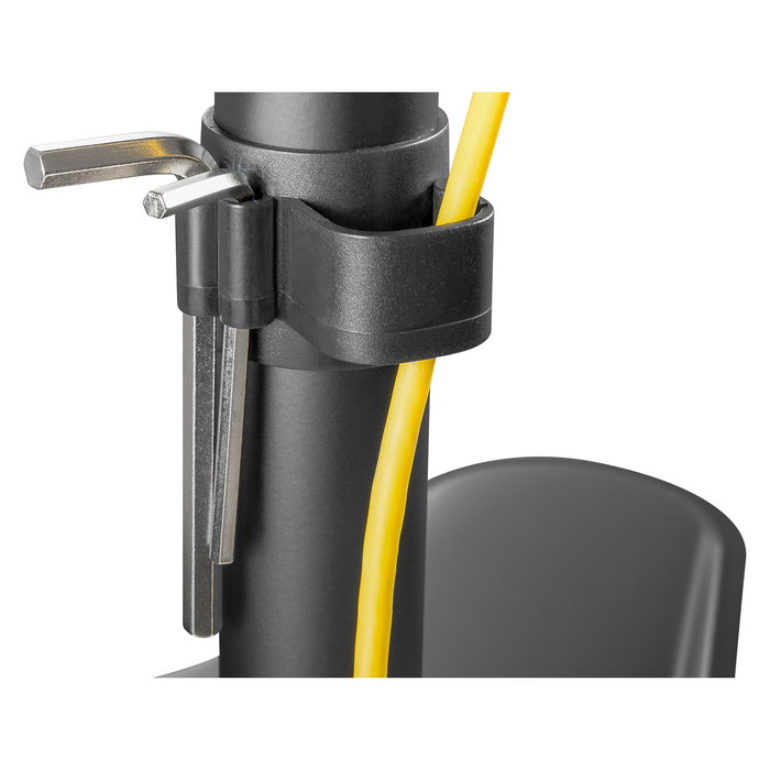 Digitus Soporte de Monitor Individual, 23", Capacidad 8 kg, Negro