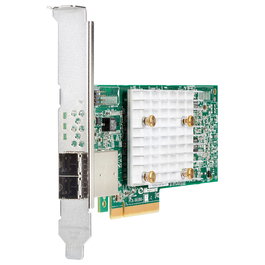 HPE Smart Array E208e-p SR Gen10 Controller 804398-B21 - 12G SAS PCIe, 8 External Lanes, Sin Caché, para ProLiant DL360/380/560/580 Gen10