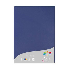 Papel Clairefontaine Pollen A4 210G 25H Azul Noche