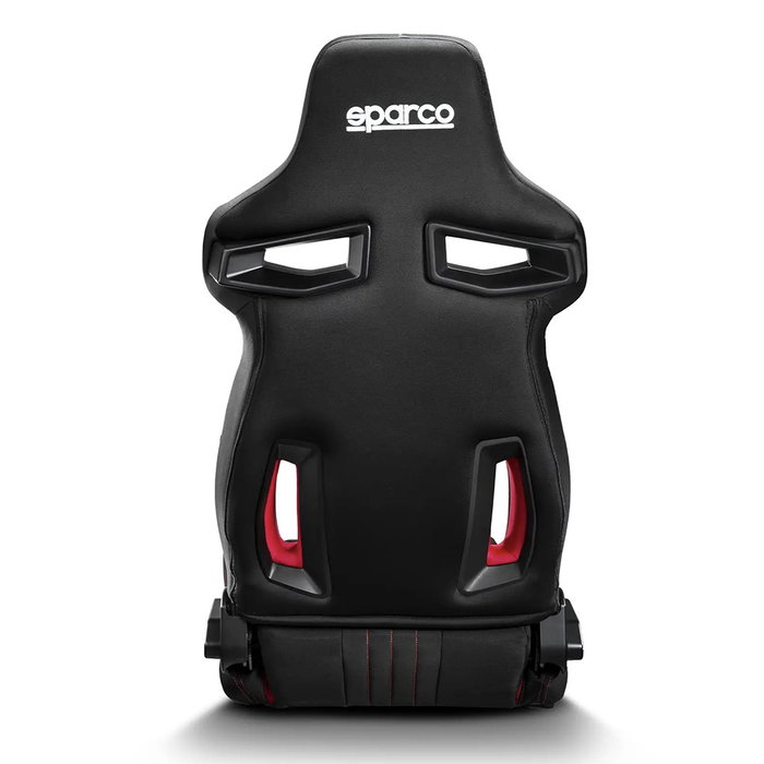 Sparco Asiento Deportivo Reclinable R333 S009011NRRS Negro y Rojo para Calle, Track Day y Sim Racing