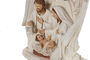 DKD Home Decor Nacimiento Navidad Tradicional Blanco Resina 10.5 x 26 x 21 cm (2 Unidades)