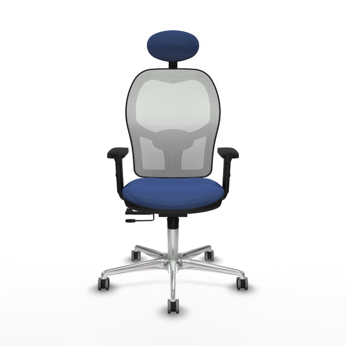 PIQUERAS Y CRESPO Silla de oficina Jorquera Azul marino y Blanco