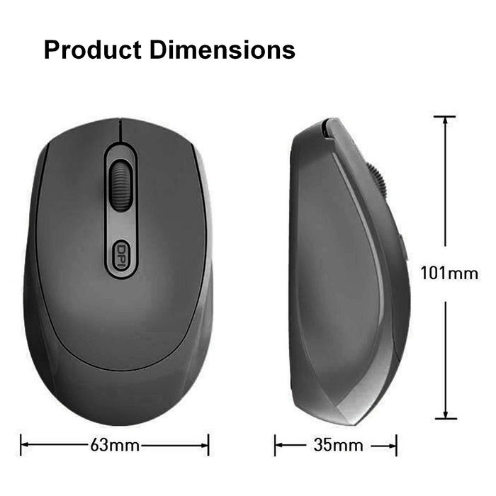 EQUIP 245122 Ratón Kompaktmaus Inalámbrico Ambidextro Óptico 1600 DPI, 4 Botones, Negro EQUIP 245122 Ratón Kompaktmaus Inalámbrico Ambidextro Óptico 1600 DPI, 4 Botones, Negro