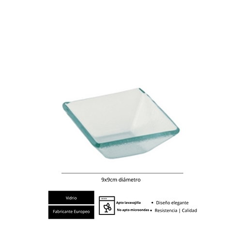 OMS Set de 6 bol salsa transparente