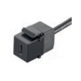 Bachmann 917.121 Módulo Keystone USB 3.1 Tipo C Plano Negro
