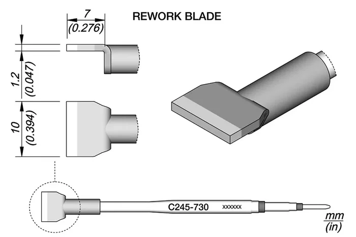 JBC TOOLS Pico especial 1,2x10mm