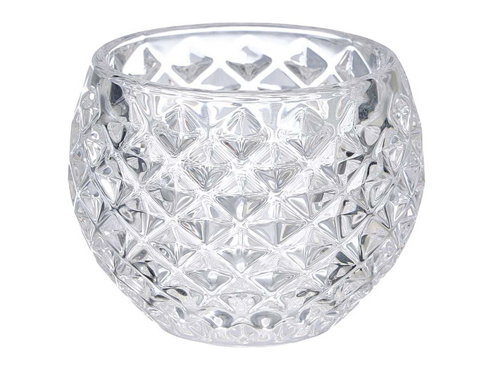 Giftdecor Portavela de Cristal con Forma de Rombo, Pequeño, para Decoración o Regalo, Transparente, Dimensiones: 7.5x6x7.5 cm (Set de 24) Giftdecor Portavela de Cristal con Forma de Rombo, Pequeño, para Decoración o Regalo, Transparente, Dimensiones: 7.5x6x7.5 cm (Set de 24)