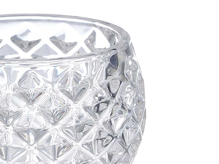 Giftdecor Portavela de Cristal con Forma de Rombo, Pequeño, para Decoración o Regalo, Transparente, Dimensiones: 7.5x6x7.5 cm (Set de 24) Giftdecor Portavela de Cristal con Forma de Rombo, Pequeño, para Decoración o Regalo, Transparente, Dimensiones: 7.5x6x7.5 cm (Set de 24)