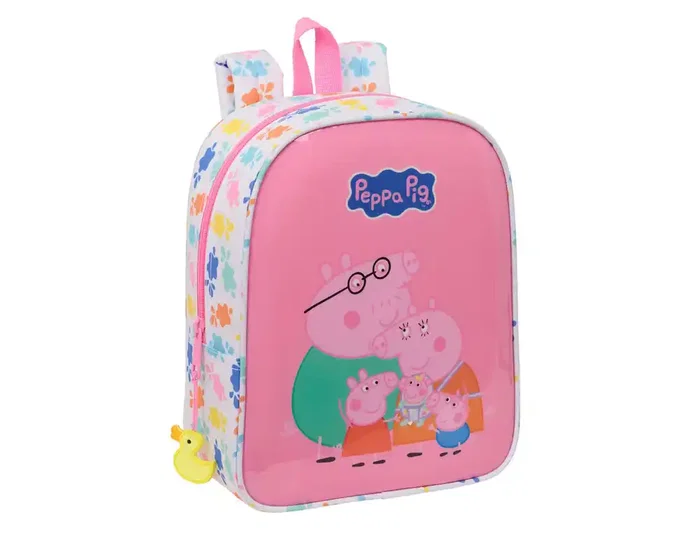 Safta Mochila de Guardería Peppa Pig Baby Adaptable Safta Mochila de Guardería Peppa Pig Baby Adaptable