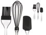 Kinvara Set 3 Utensilios Silicona Negro Transparente 15x34x6 cm (Set de 8)