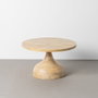Mesita Natural Madera de Mango Salón 67 X 67 X 40 cm