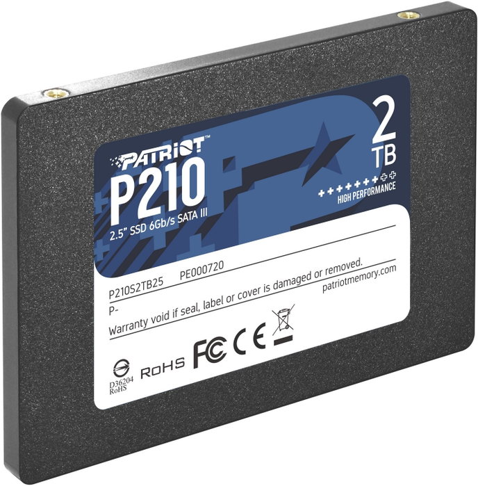 Patriot P210 2 TB SSD 2.5 pulg SATA III
