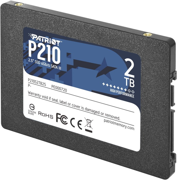 Patriot P210 2 TB SSD 2.5 pulg SATA III