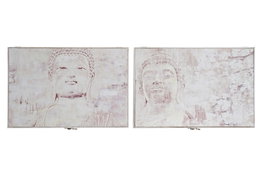 DKD Home Decor Tapa Contador Oriental Tropical bestone 21 Beige 6 x 31.5 x 46.5 cm (4 Unidades)