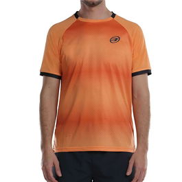 Camiseta de Manga Corta Hombre Bullpadel Actua Naranja