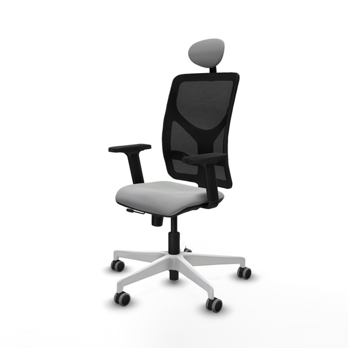PIQUERAS Y CRESPO Silla de oficina Motilla con mecanismo Sincro/Traslack, Gris claro y Negro PIQUERAS Y CRESPO Silla de oficina Motilla con mecanismo Sincro/Traslack, Gris claro y Negro