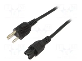 SUNNY Cable de alimentación SVT 3x0,75mm2 IEC C5 a NEMA 5-15 (B) 1,8m