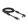 DeLOCK Cable USB 5 Gbps Tipo-A a Tipo-B con ángulo de 90° hacia abajo, 3 m