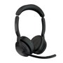Jabra Evolve2 55 Link380c UC Stereo con Base de Carga Negro