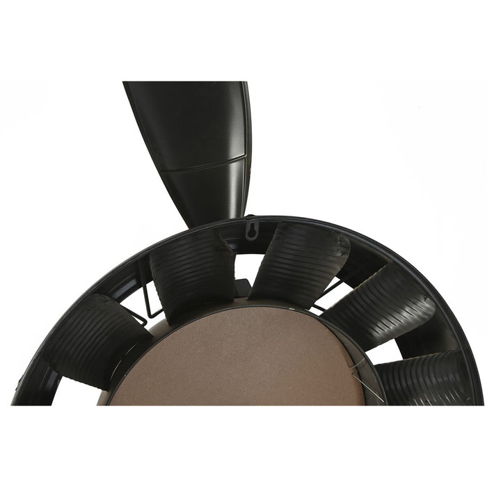 DKD Home Decor Reloj de Pared Hélice de Avión Negro y Marrón DKD Home Decor Reloj de Pared Hélice de Avión Negro y Marrón