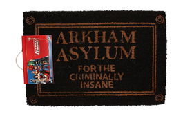 SD Toys Felpudo de Fibra de Coco con Licencia Oficial DC Comics Arkham Asylum 60x40 cm para Interior y Exterior