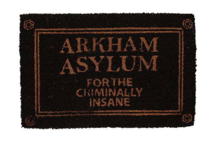 SD Toys Felpudo de Fibra de Coco con Licencia Oficial DC Comics Arkham Asylum 60x40 cm para Interior y Exterior