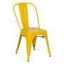 Silla Apilable Amarillo Metal Dallas 45 X 52,50 X 85 cm (Set de 4)