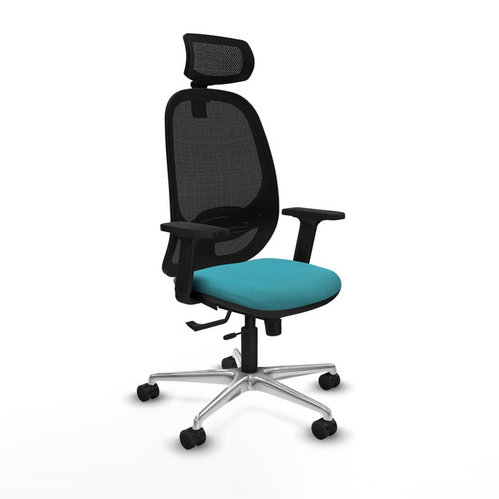 PIQUERAS Y CRESPO Silla de oficina Cilanco Turquesa y Negro PIQUERAS Y CRESPO Silla de oficina Cilanco Turquesa y Negro
