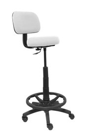 PIQUERAS Y CRESPO Taburete Llanos Ergonómico Blanco Bali