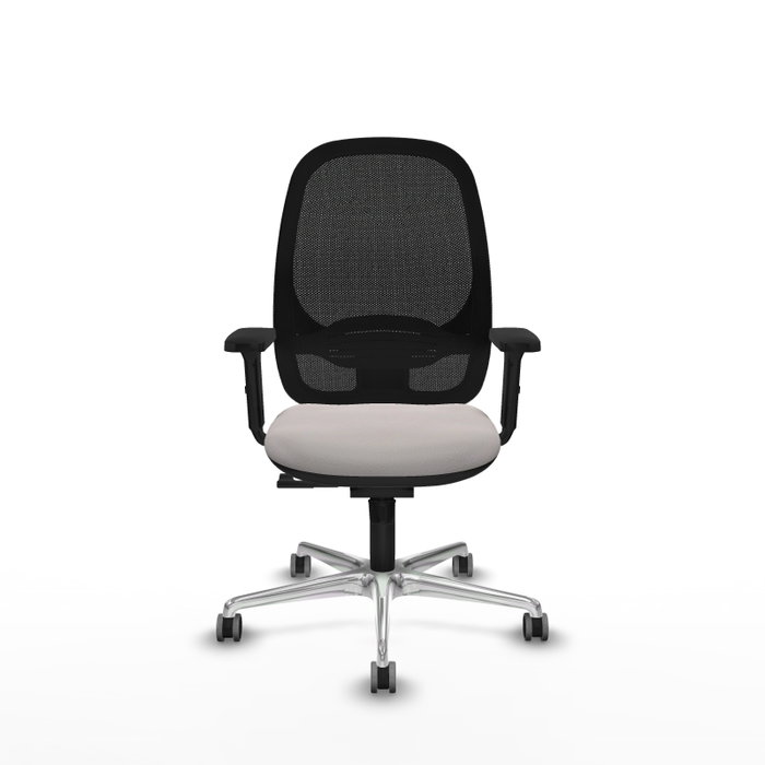 PIQUERAS Y CRESPO Silla de oficina Cilanco con mecanismo Sincro, Blanco y Negro PIQUERAS Y CRESPO Silla de oficina Cilanco con mecanismo Sincro, Blanco y Negro