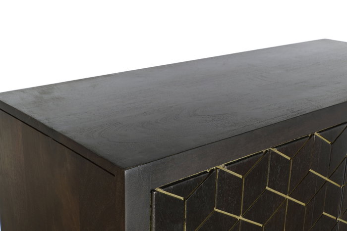 DKD Home Decor Armario Rombo gold Moderno Marron Oscuro Dorado 40 x 175 x 100 cm DKD Home Decor Armario Rombo gold Moderno Marron Oscuro Dorado 40 x 175 x 100 cm