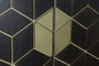 DKD Home Decor Armario Rombo gold Moderno Marron Oscuro Dorado 40 x 175 x 100 cm