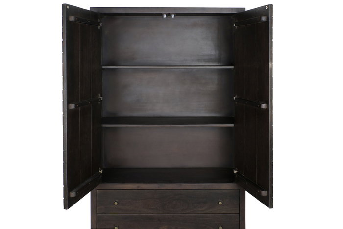 DKD Home Decor Armario Rombo gold Moderno Marron Oscuro Dorado 40 x 175 x 100 cm DKD Home Decor Armario Rombo gold Moderno Marron Oscuro Dorado 40 x 175 x 100 cm