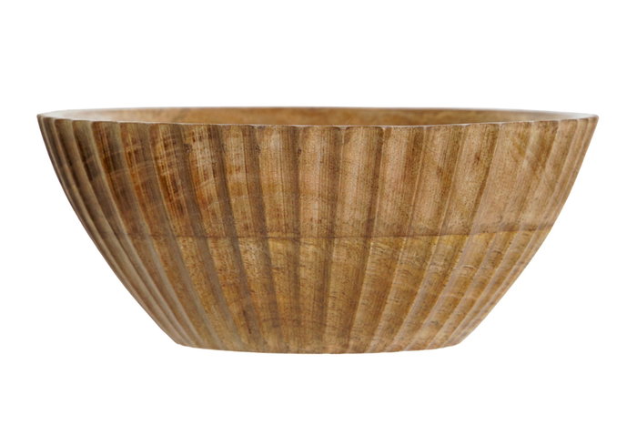 DKD Home Decor Bol de Mango Marrón 15x15x8 cm
