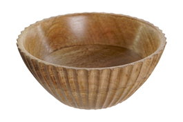 DKD Home Decor Bol de Mango Marrón 15x15x8 cm