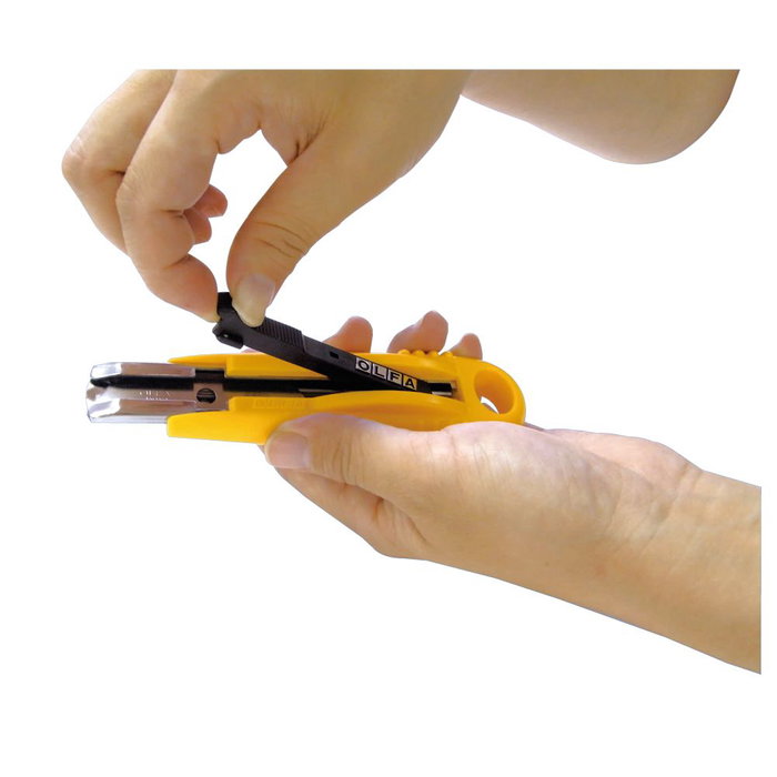 Olfa SK-4 Cúter de Seguridad con Cuchilla Trapezoidal de 17,5 mm