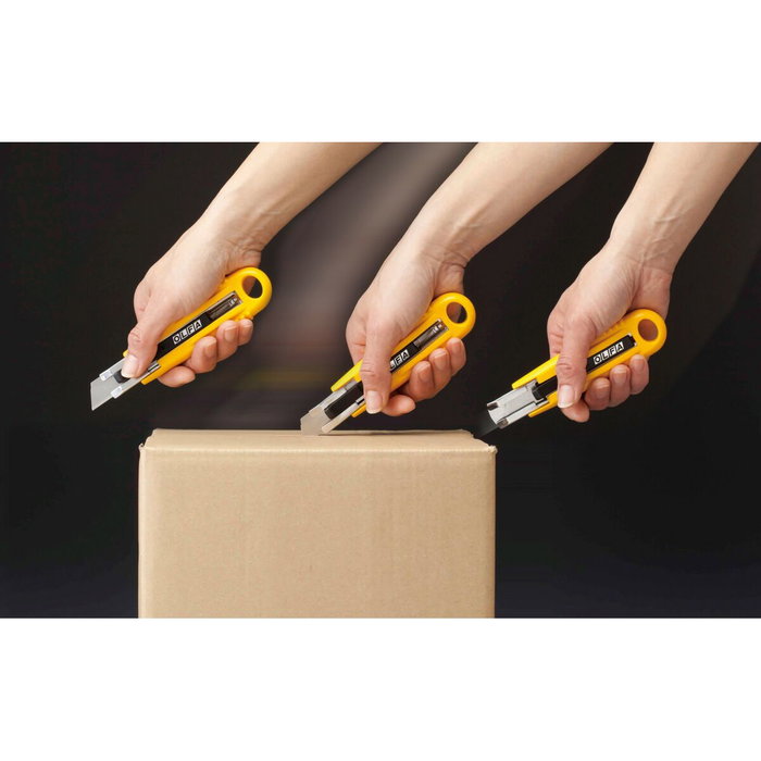 Olfa SK-4 Cúter de Seguridad con Cuchilla Trapezoidal de 17,5 mm