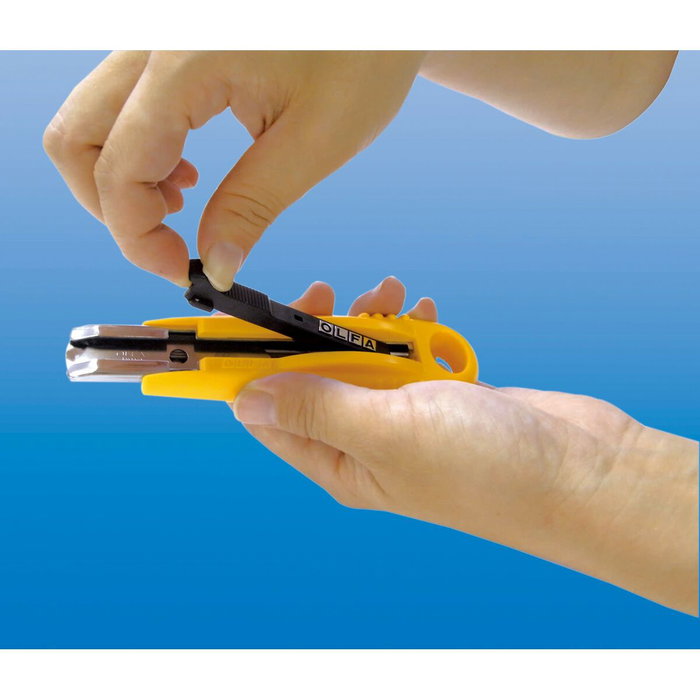 Olfa SK-4 Cúter de Seguridad con Cuchilla Trapezoidal de 17,5 mm