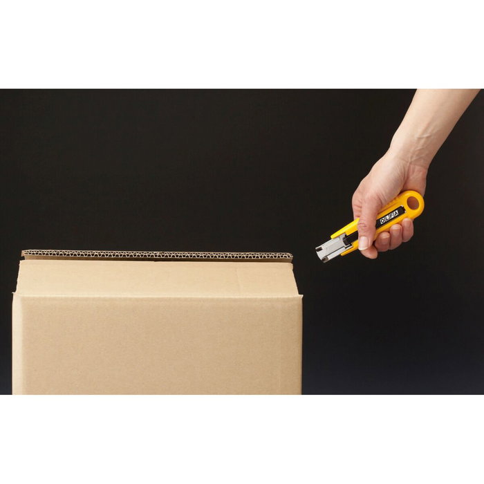 Olfa SK-4 Cúter de Seguridad con Cuchilla Trapezoidal de 17,5 mm