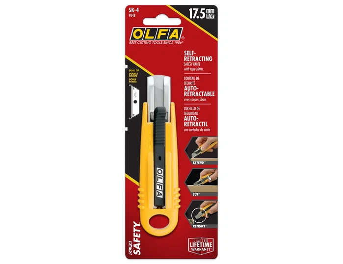 Olfa SK-4 Cúter de Seguridad con Cuchilla de 17,5 mm