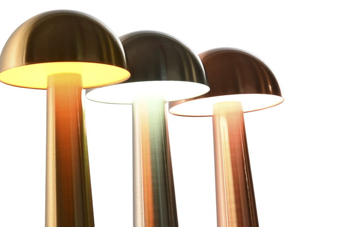 DKD Home Decor Lámpara de Sobremesa LED Recargable Táctil Surtido de 3 Unidades