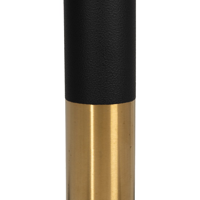 Patas para Mesa Negro-Oro Hierro Salón 45 X 45 X 72 cm Patas para Mesa Negro-Oro Hierro Salón 45 X 45 X 72 cm