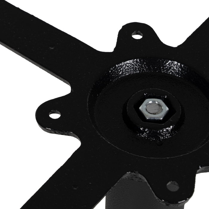 Patas para Mesa Negro-Oro Hierro Salón 45 X 45 X 72 cm Patas para Mesa Negro-Oro Hierro Salón 45 X 45 X 72 cm