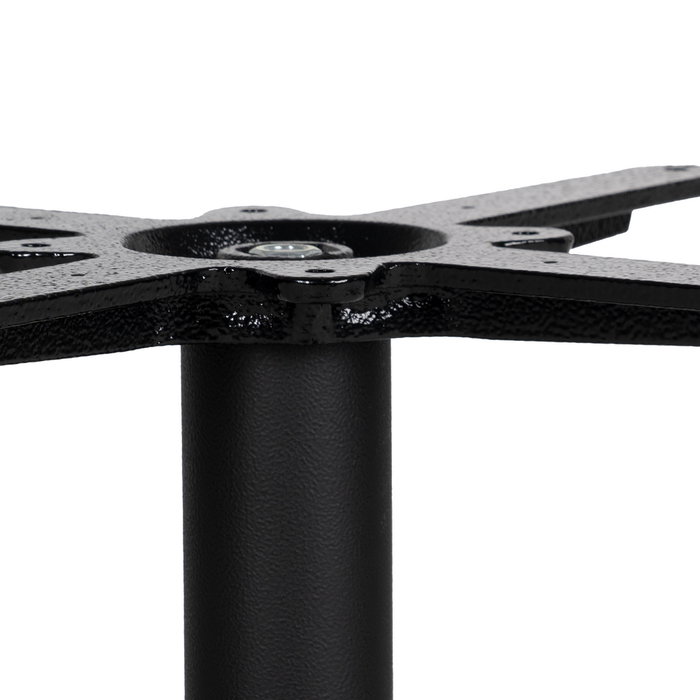 Patas para Mesa Negro-Oro Hierro Salón 45 X 45 X 72 cm Patas para Mesa Negro-Oro Hierro Salón 45 X 45 X 72 cm