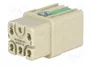 HARTING Han Q5/0-F-QL 2,5mm² Plantilla de Contacto Hembra