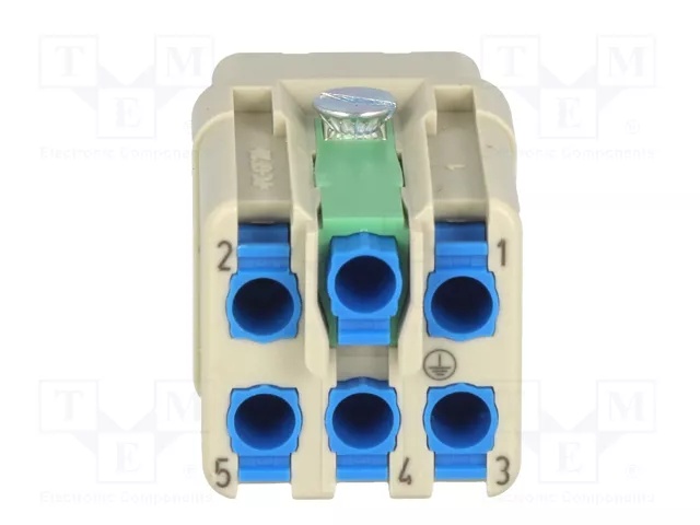 HARTING Han Q5/0-F-QL 2,5mm² Plantilla de Contacto Hembra