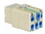 HARTING Han Q5/0-F-QL 2,5mm² Plantilla de Contacto Hembra