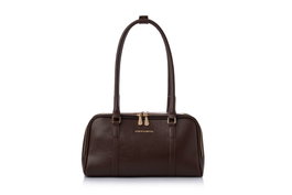 Vince Camuto Bolso de Hombro Marrón Chocolate - Cuero de Polivinilo Elegante y Duradero con 3 Bolsillos Interiores