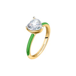 Chiara Ferragni Anillo Love Parade con Esmalte y Circonia Talla 14